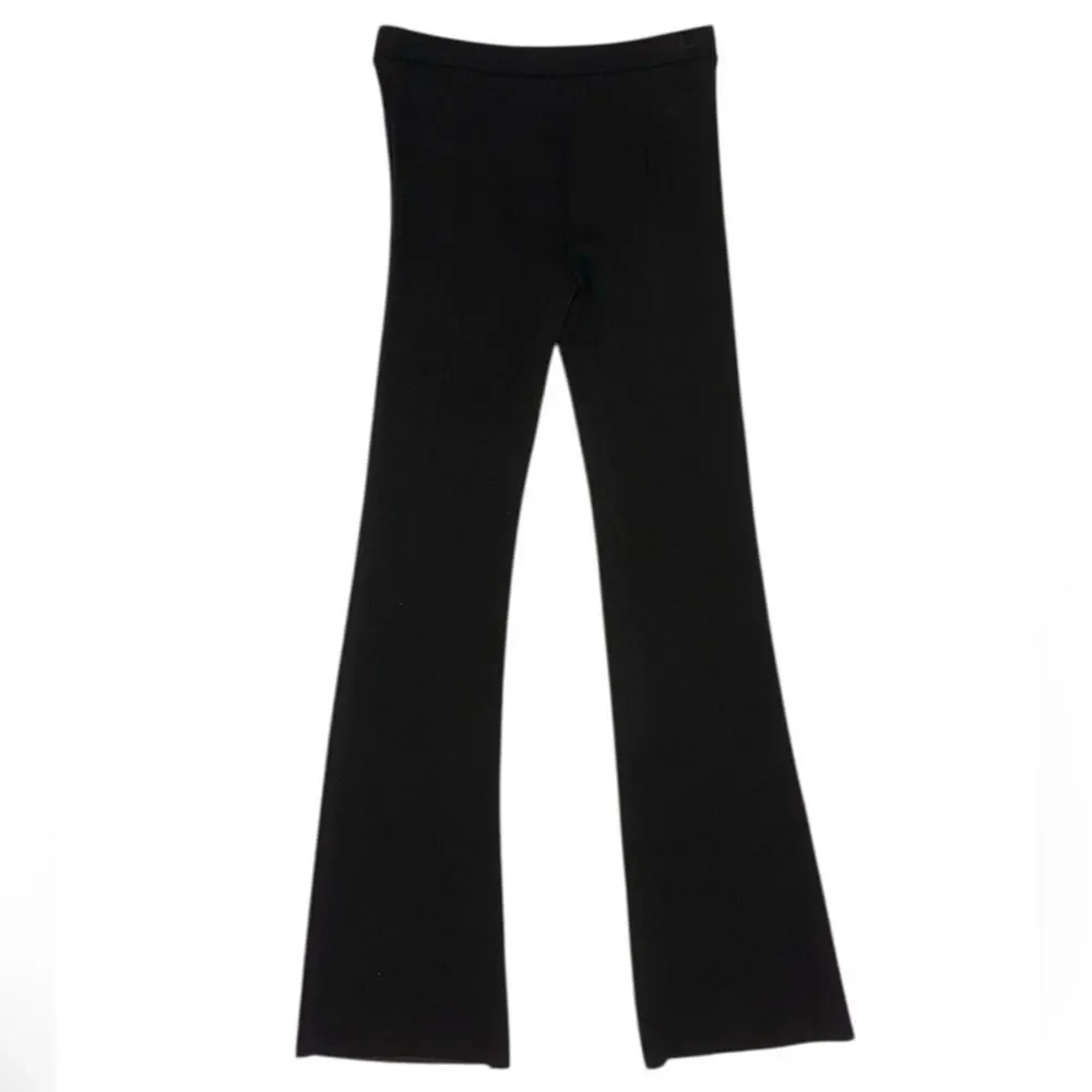 KHY Sueded Stretch Low Rise Pant in Black